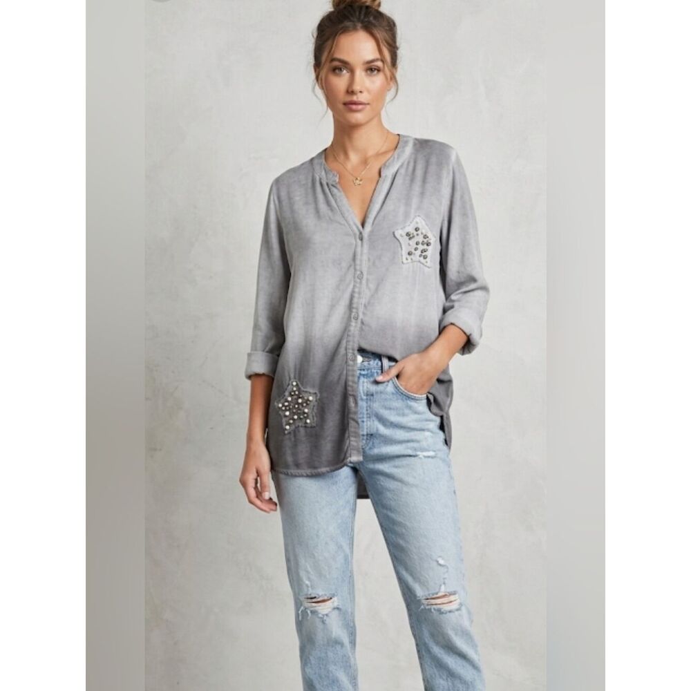 Key Largo Top Sz XS Gray Hombre